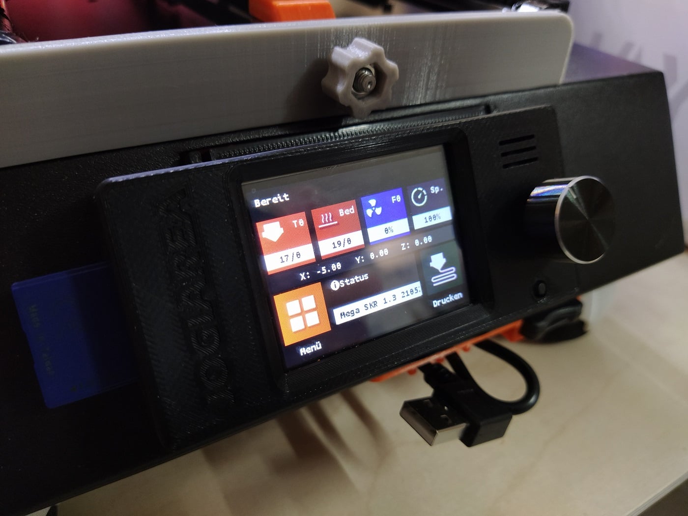 I3 Mega BTT Bigtreetech 2.4 Displayholder 3d model