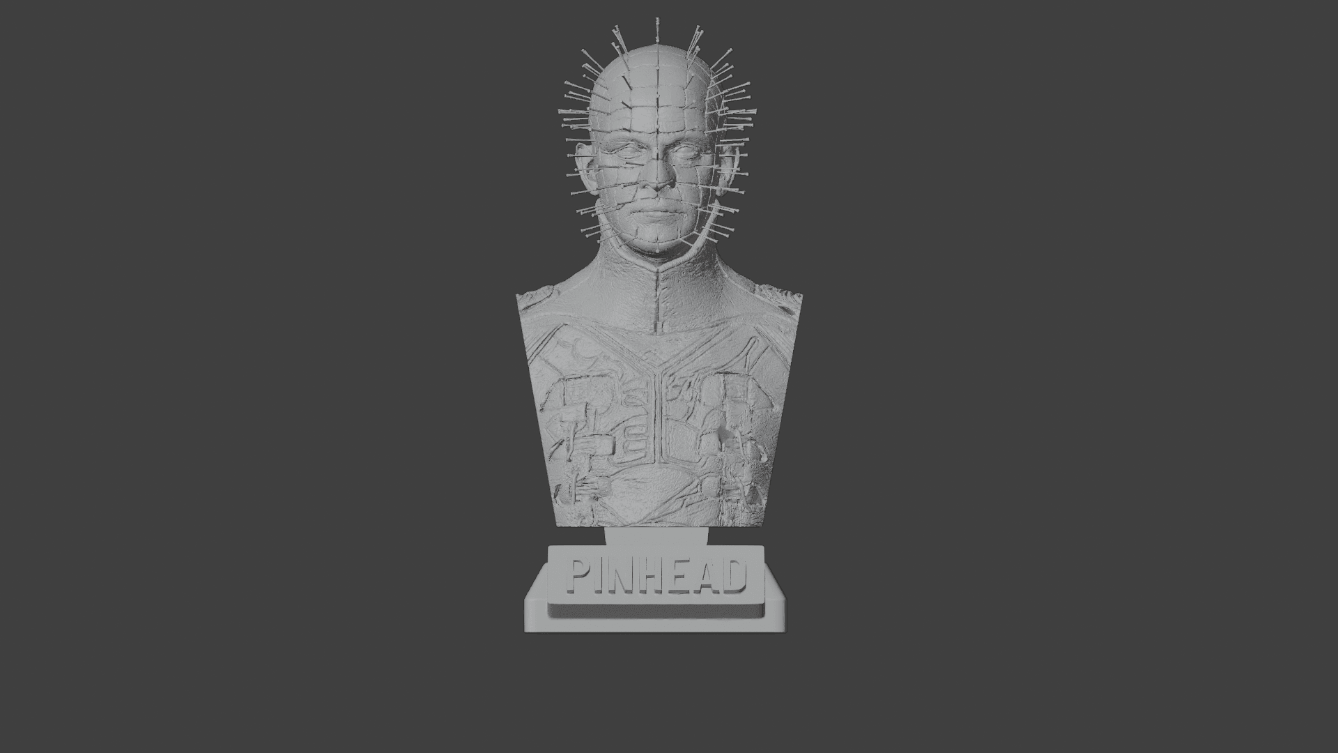 PINHEAD ULTRA-DETAILED PRE-SUPPORTED BUST 3D MODEL 3d model