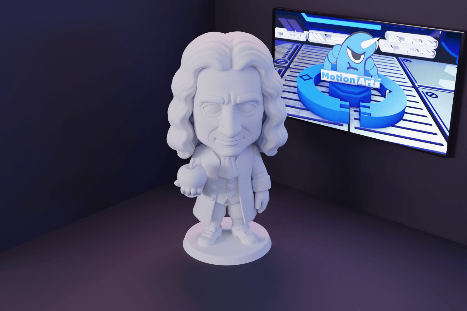 Isaac Newton.stl 3d model
