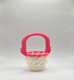 Cute Basket / Holiday Decor 3d model