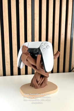 Elf Tree Gaming Stand - for xBox, PS & other gaming controller 3d model