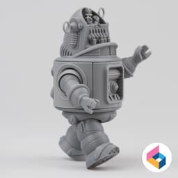 Foldable Robby the robot-SD 3d model