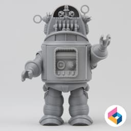 Foldable Robby the robot-SD 3d model