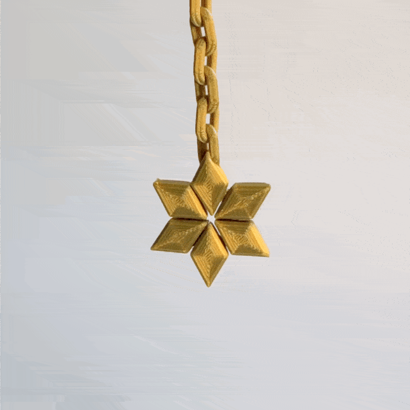 star keychain 3d model