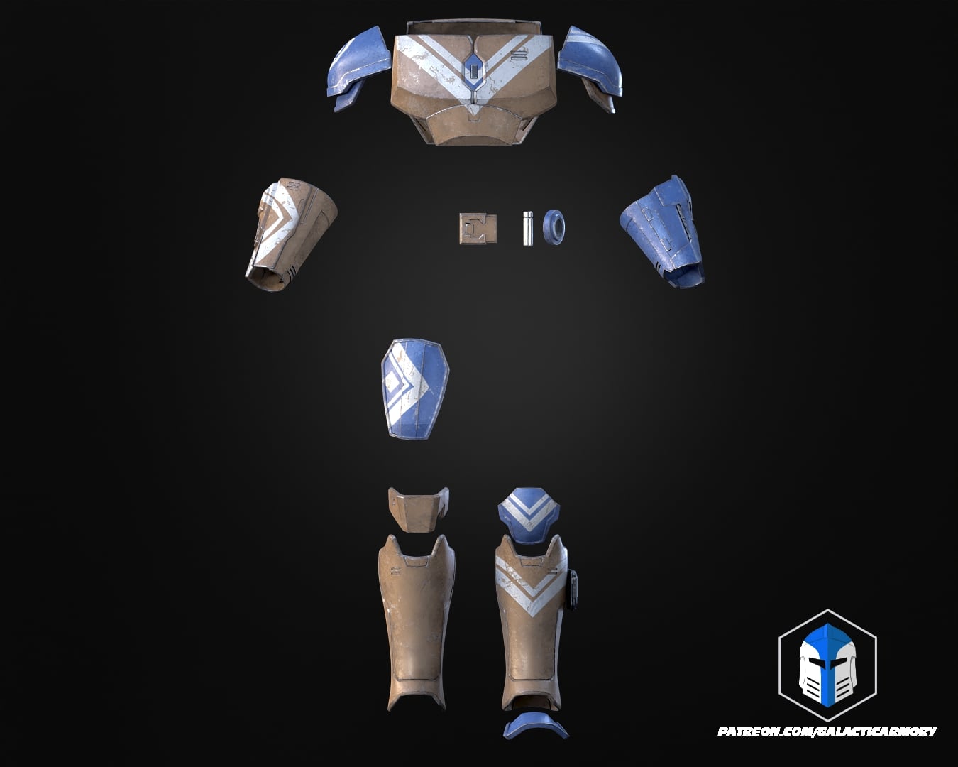 Mando Loyalty Armor - 3D Print Files 3d model