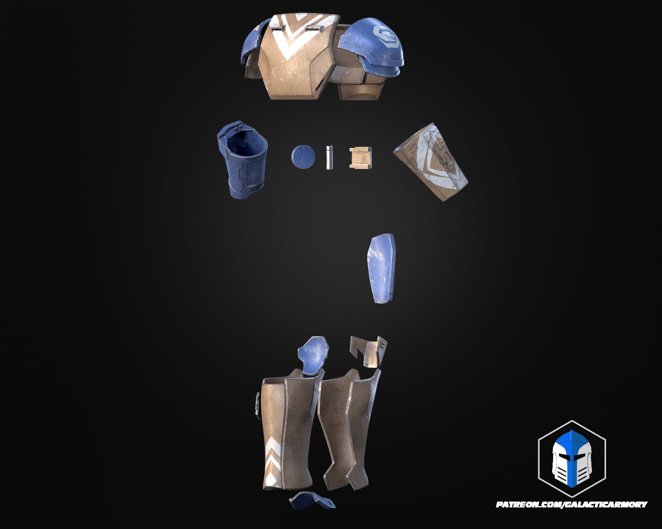 Mando Loyalty Armor - 3D Print Files 3d model
