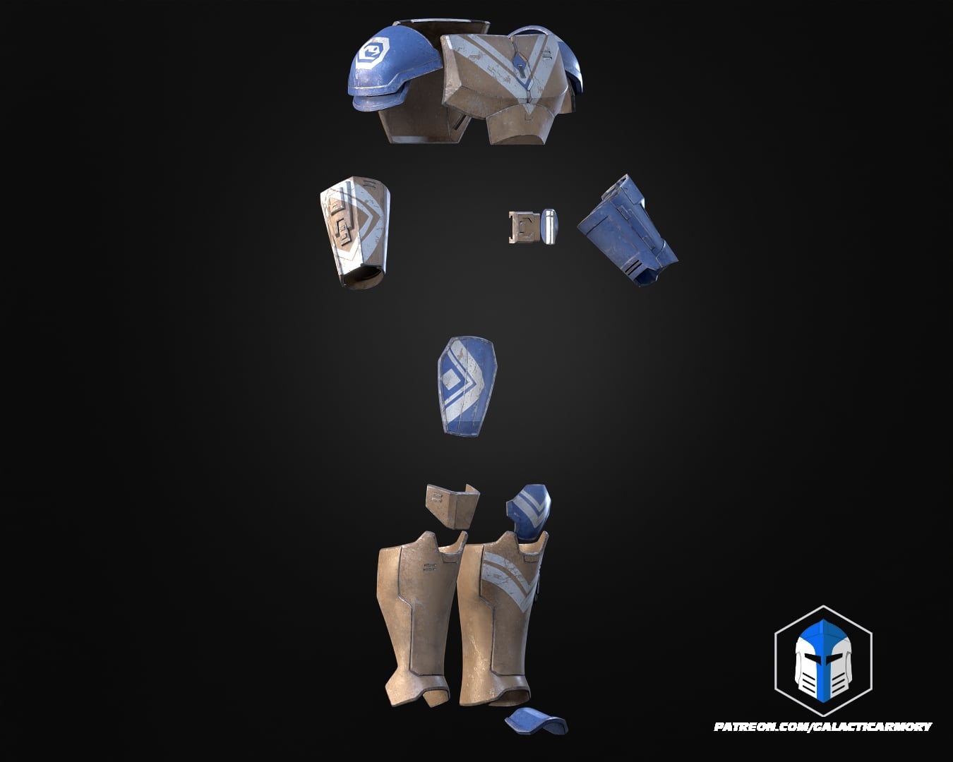 Mando Loyalty Armor - 3D Print Files 3d model