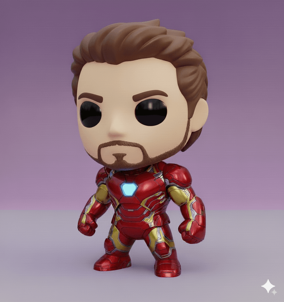 IRON MAN CHIBI KAWAII – COLLECTIBLE 3D FIGURE 3d model