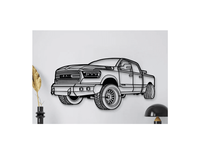 RAM - 1500 2020 Wall Art 3d model