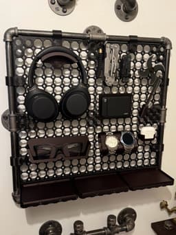 Multiboard mount for 3/8 inch pipe 3d model