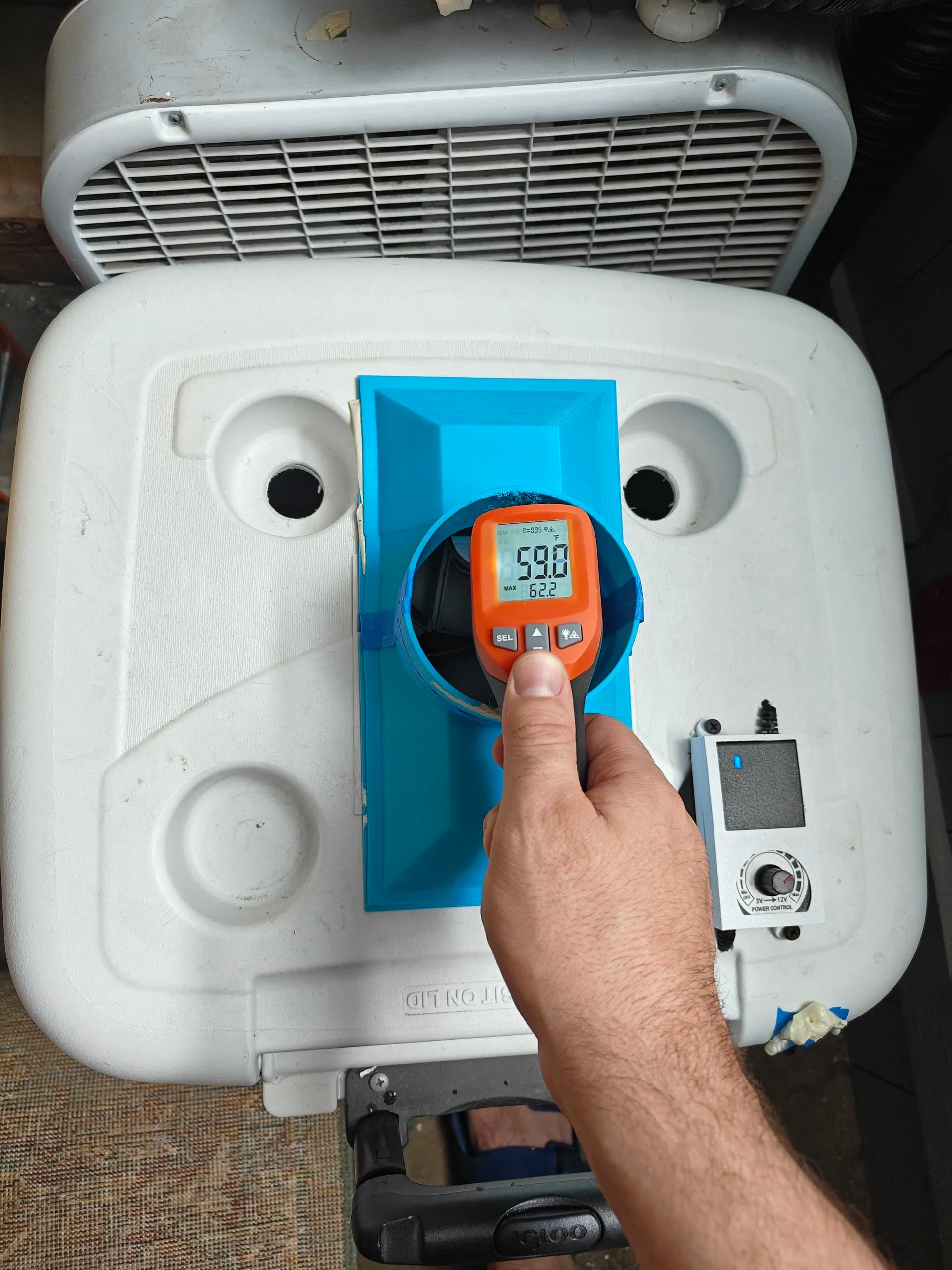 DIY Air Conditioner - "WinterWind" 3d model