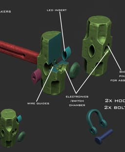 The Samaritan Nemesis hammer 3d model