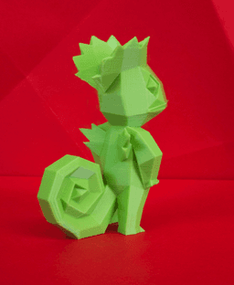 Kecleon Low Poly Pokemon 3d model