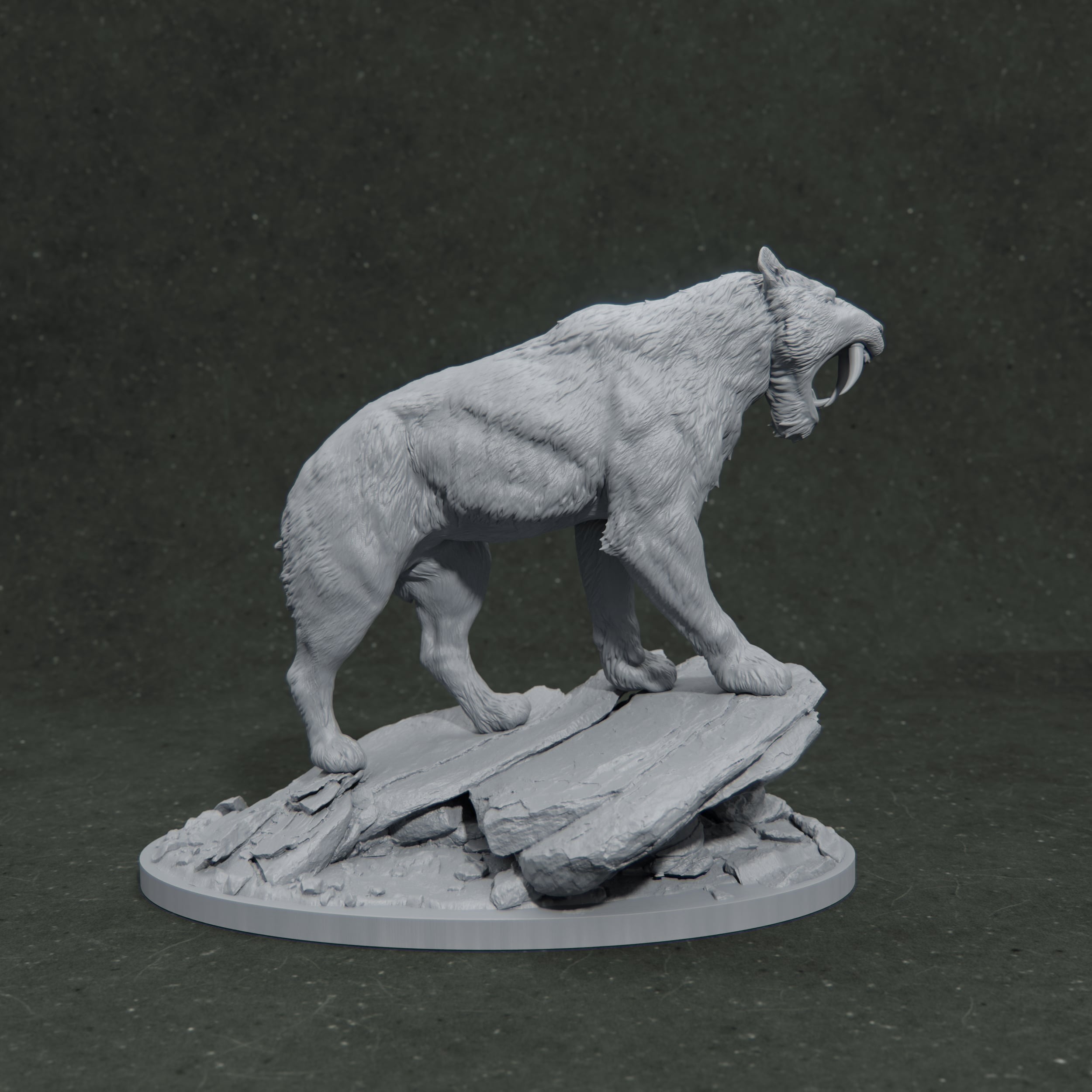 Smilodon Populator Free 3d model