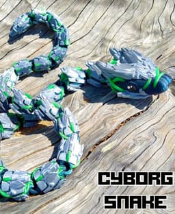 Cyborg Snake 3d model