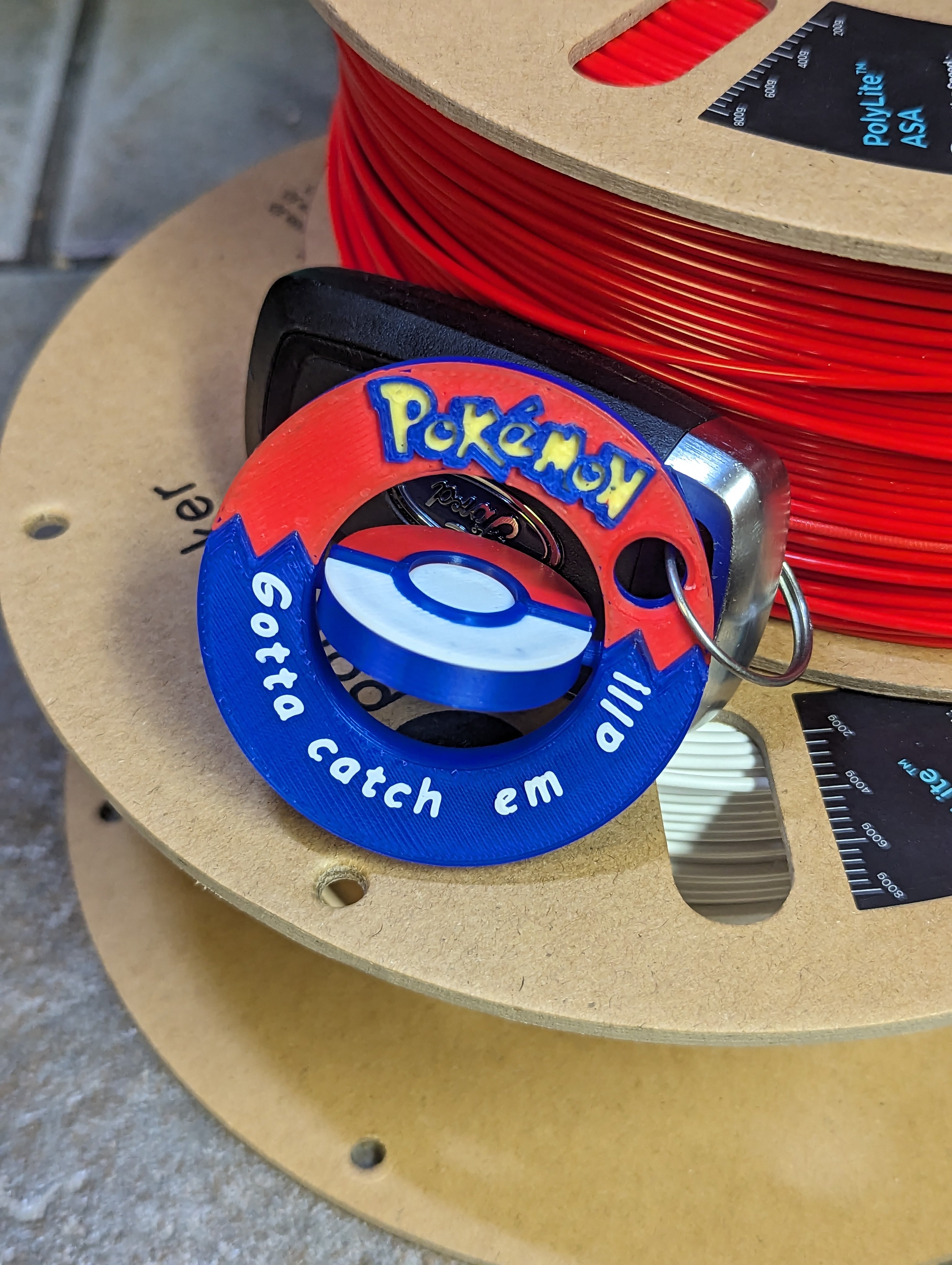 Pokémon Spinning Keychain 3d model