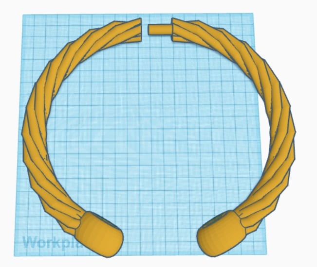 Celtic Neck Torc 3d model