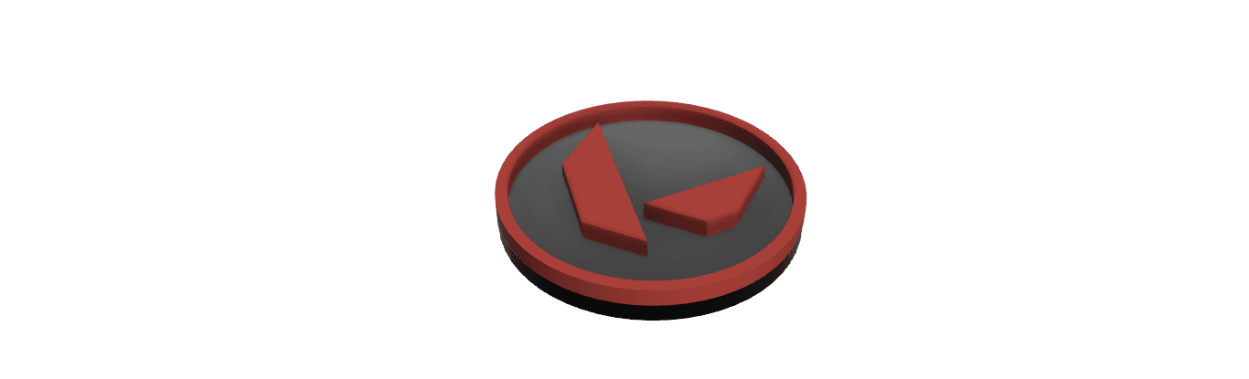 Valorant coin 3d model