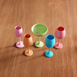 Stemware and Goblet Collection 3d model