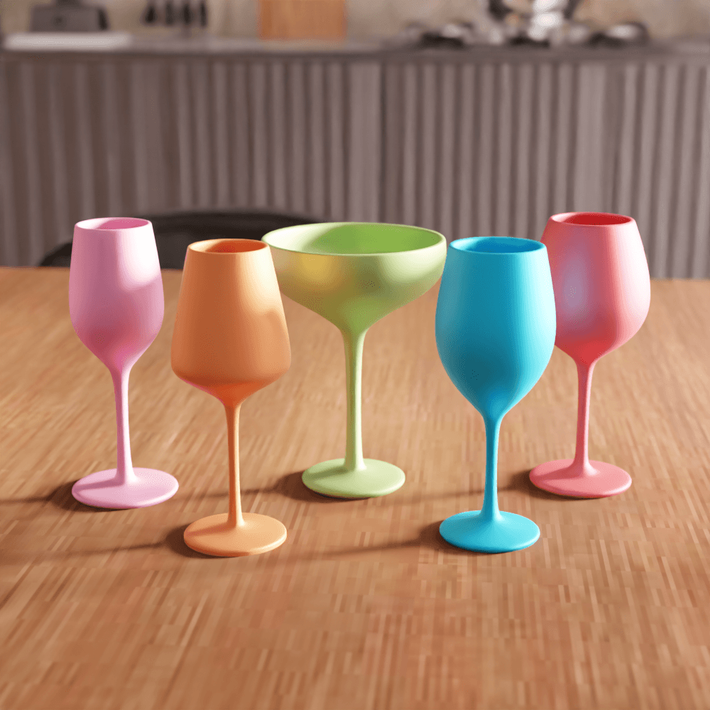 Stemware and Goblet Collection 3d model