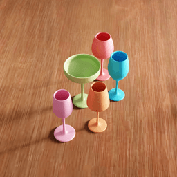 Stemware and Goblet Collection 3d model
