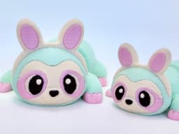 Easter Sloth Duo 3d model