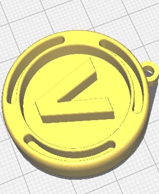 Vbuck KeyRing 3d model