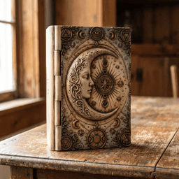 Mystical Moon Book Box 3d model