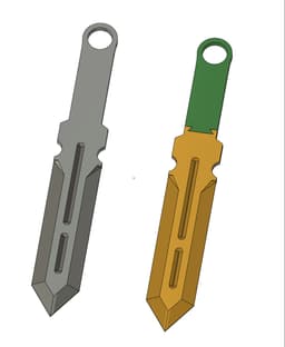Helldivers 2 Throwing Knife 3d model