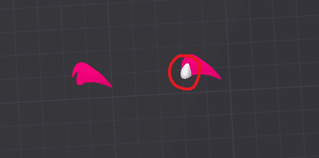 I noticed that if you print in parts, the tooth is on the bottom of the mouth, but if you print it as one piece, the tooth is at the top. Is there any way to get the mouth that has the tooth on the top?