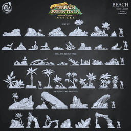 Beach Set (Pre-Supported) 3d model