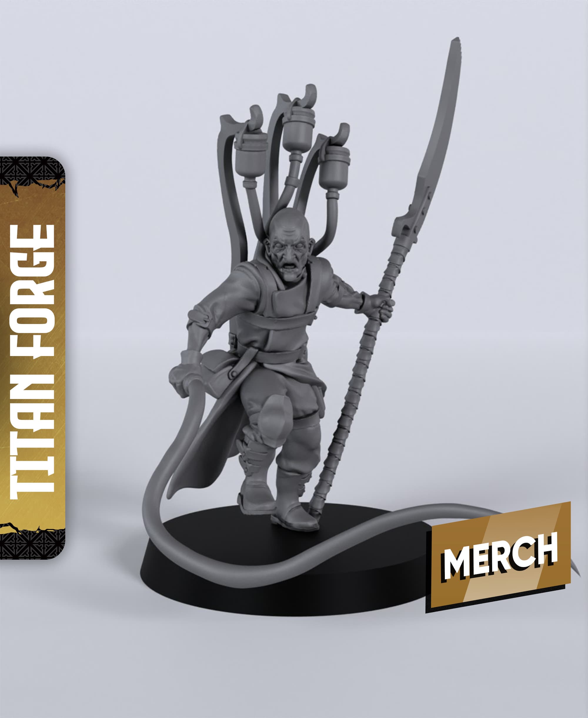 Vampire Doctor - With Free Dragon - 5e DnD Inspired for RPG and Wargamers 3d model