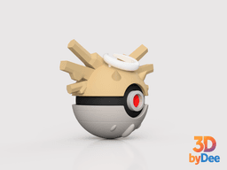 Shedinja Poke Ball 3d model