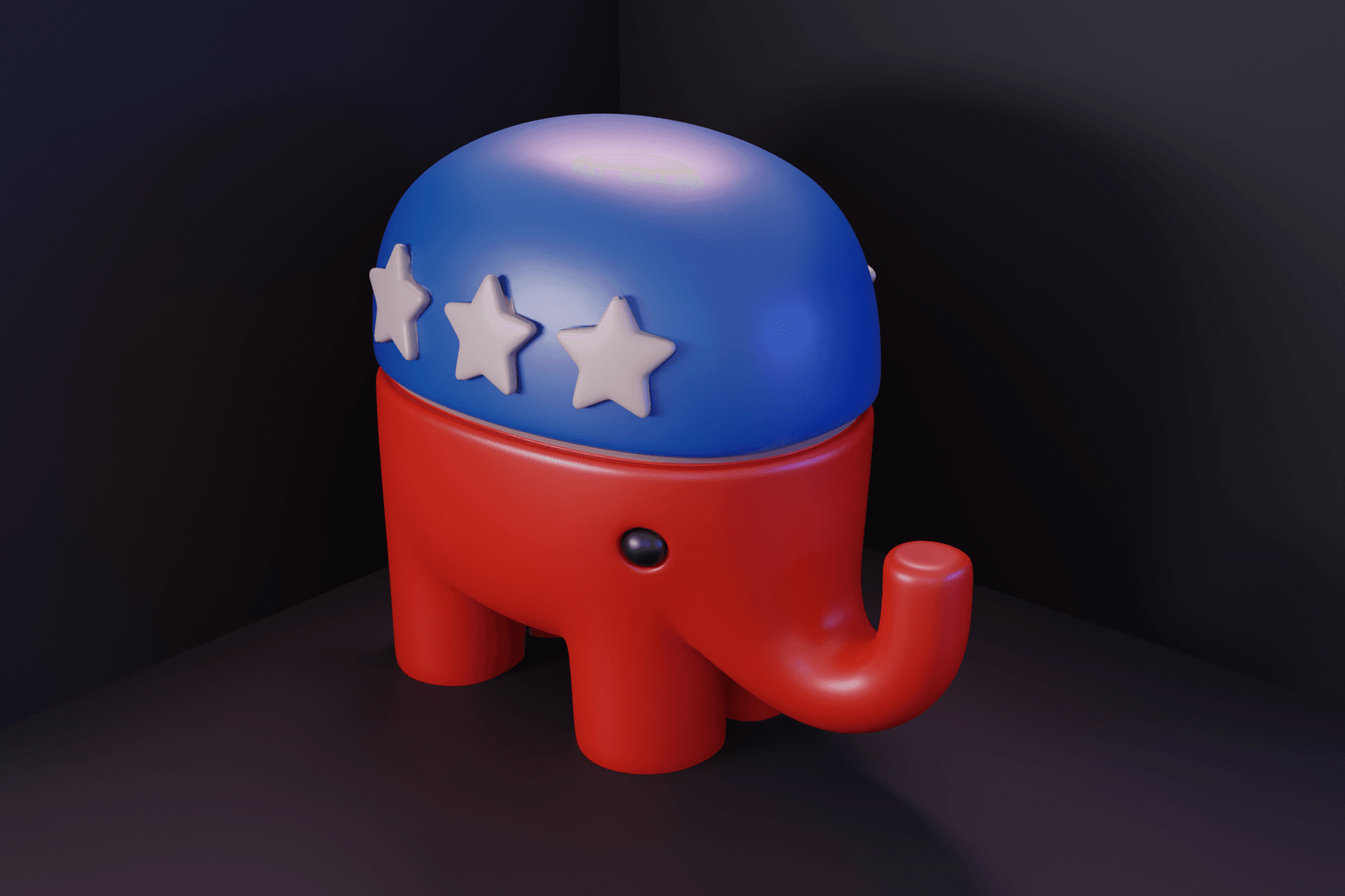 Mascote Republicano EUA.stl 3d model