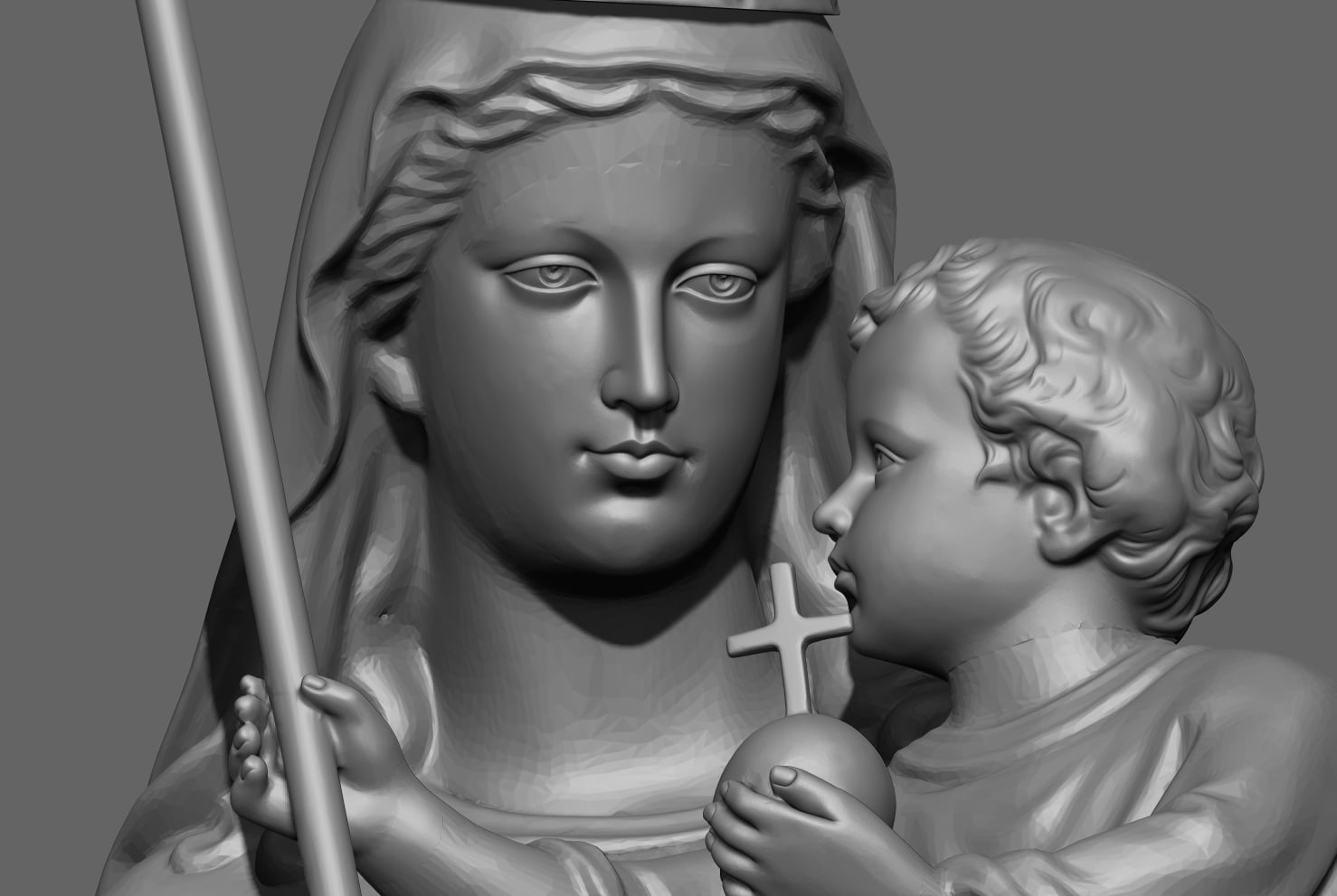 Our Lady Victory 3D Scanning STL Printable 3d model