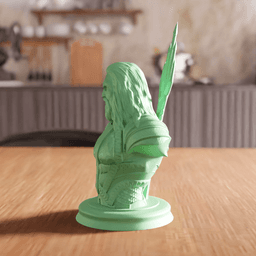 Aquaman Superhero Character Bust Figurine 3d model