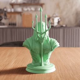 Aquaman Superhero Character Bust Figurine 3d model