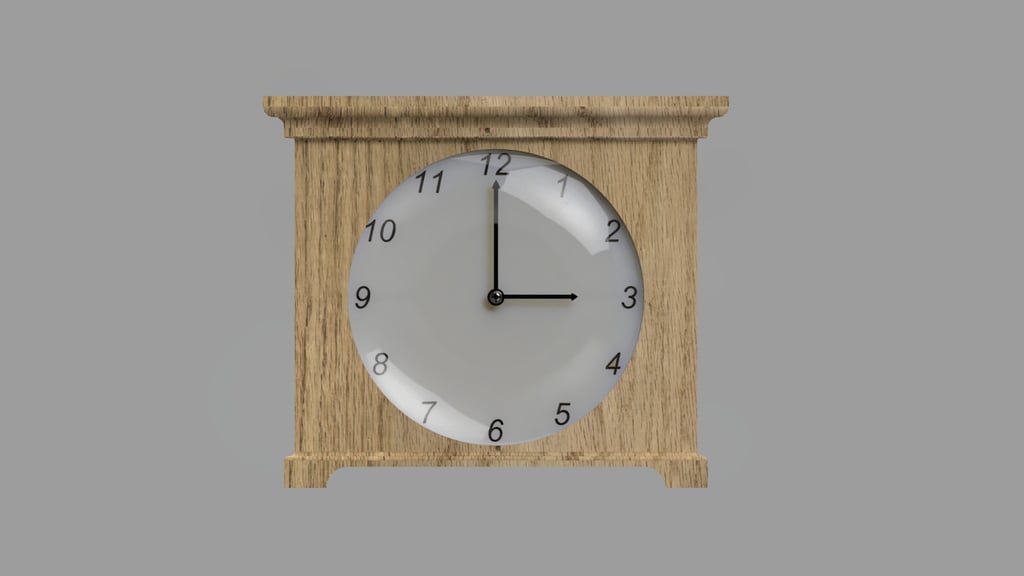 Mantle Clock Model 3d model