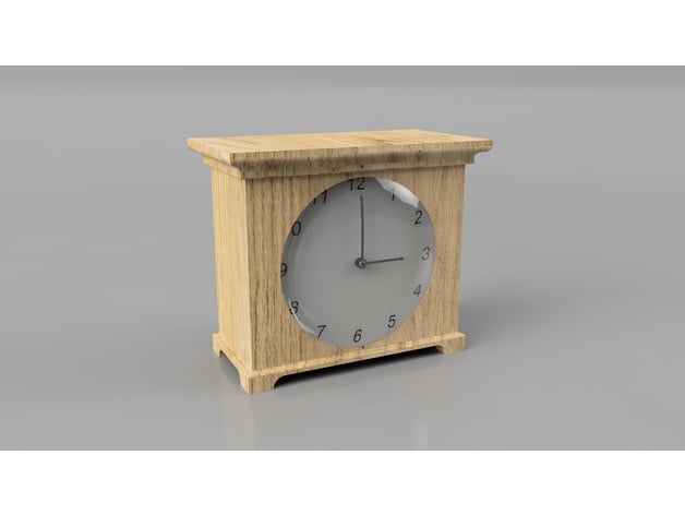 Mantle Clock Model 3d model