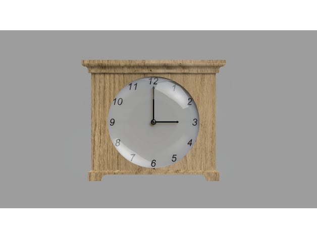 Mantle Clock Model 3d model
