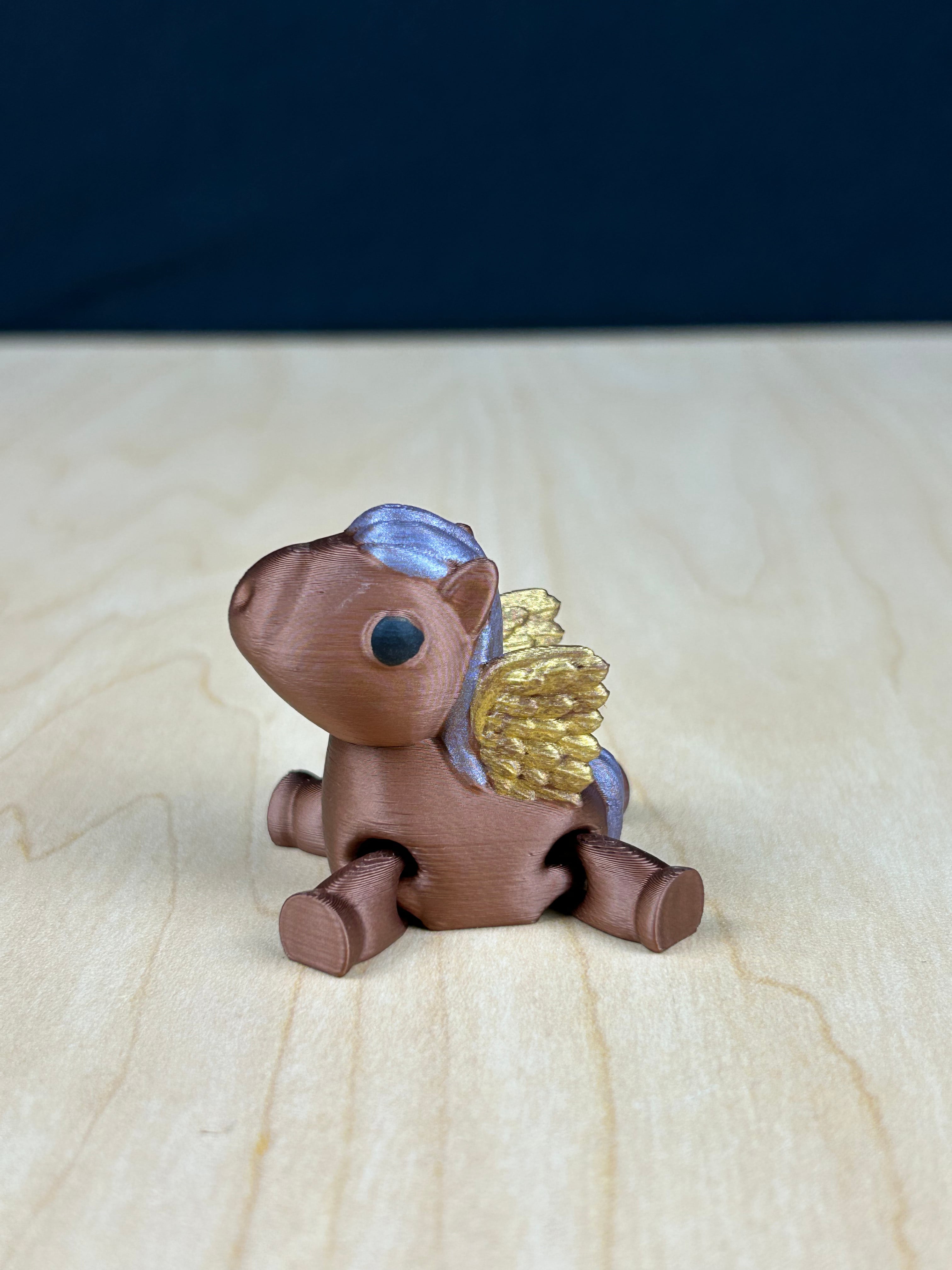 Winged Horse Fidget 3d model