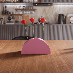 Half Moon Multi-Hole Vase 3d model