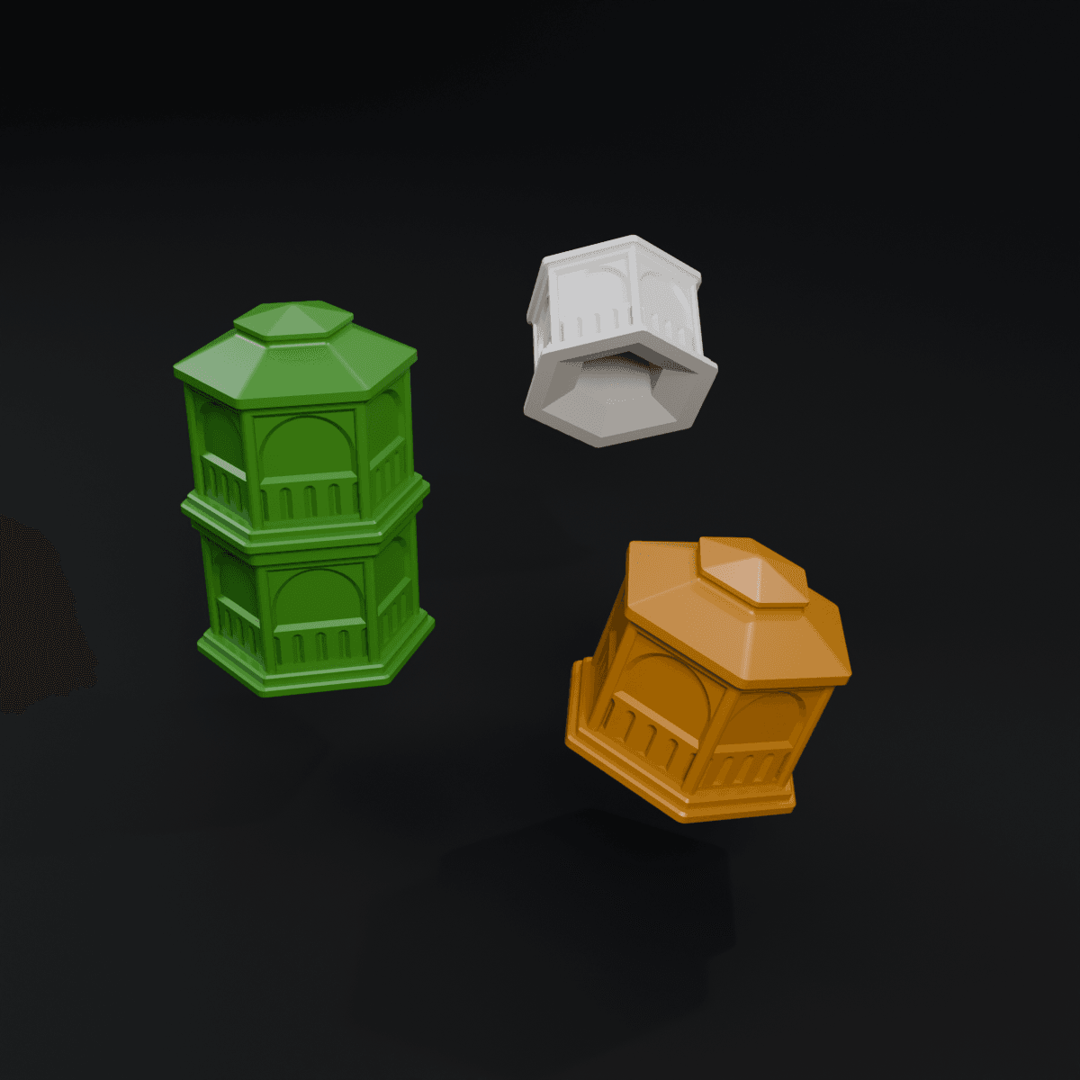 Gazebo token 3d model