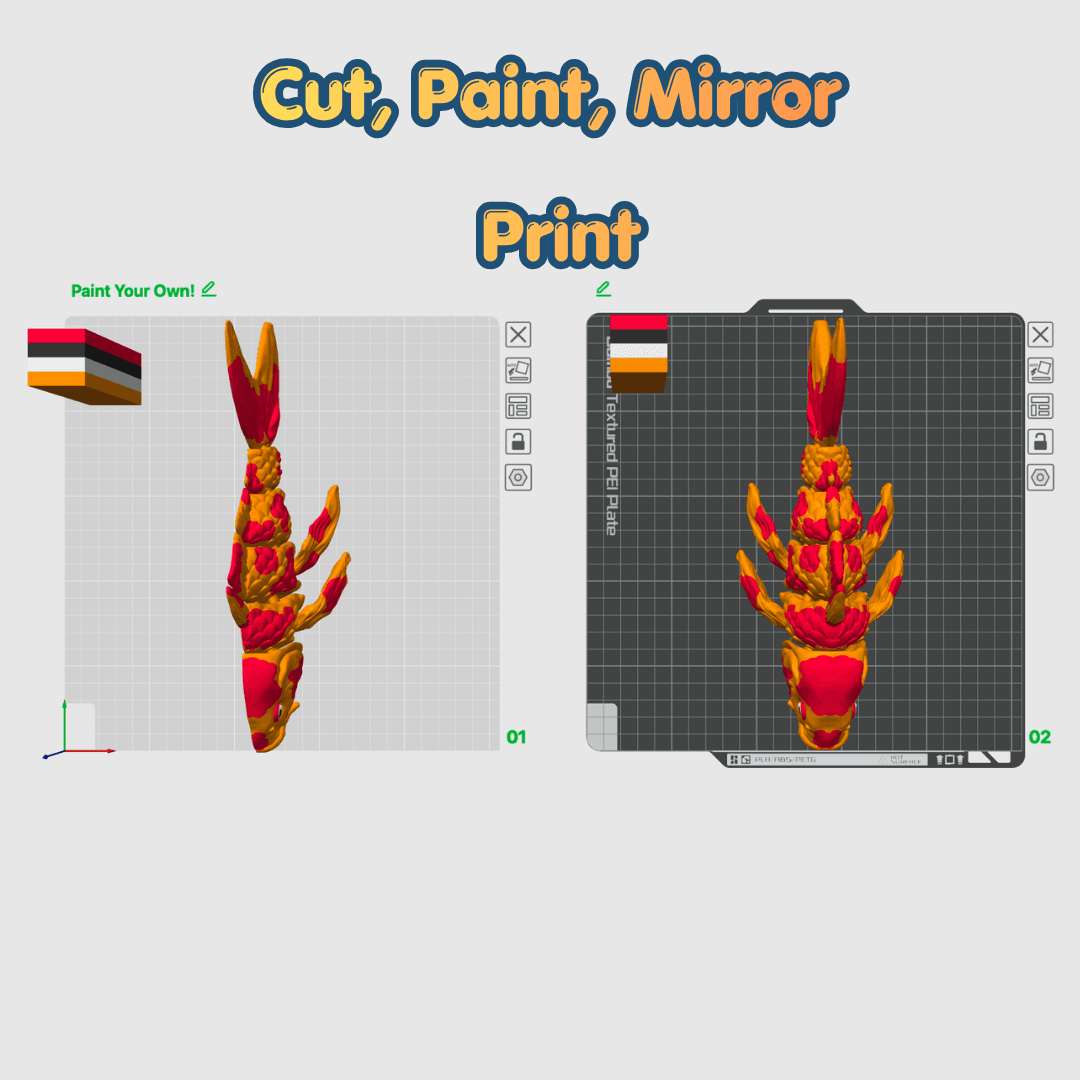 Koi_Variant_1.3mf 3d model