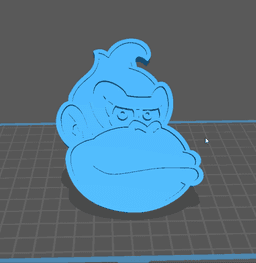 Tête de Donkey Kong 3d model
