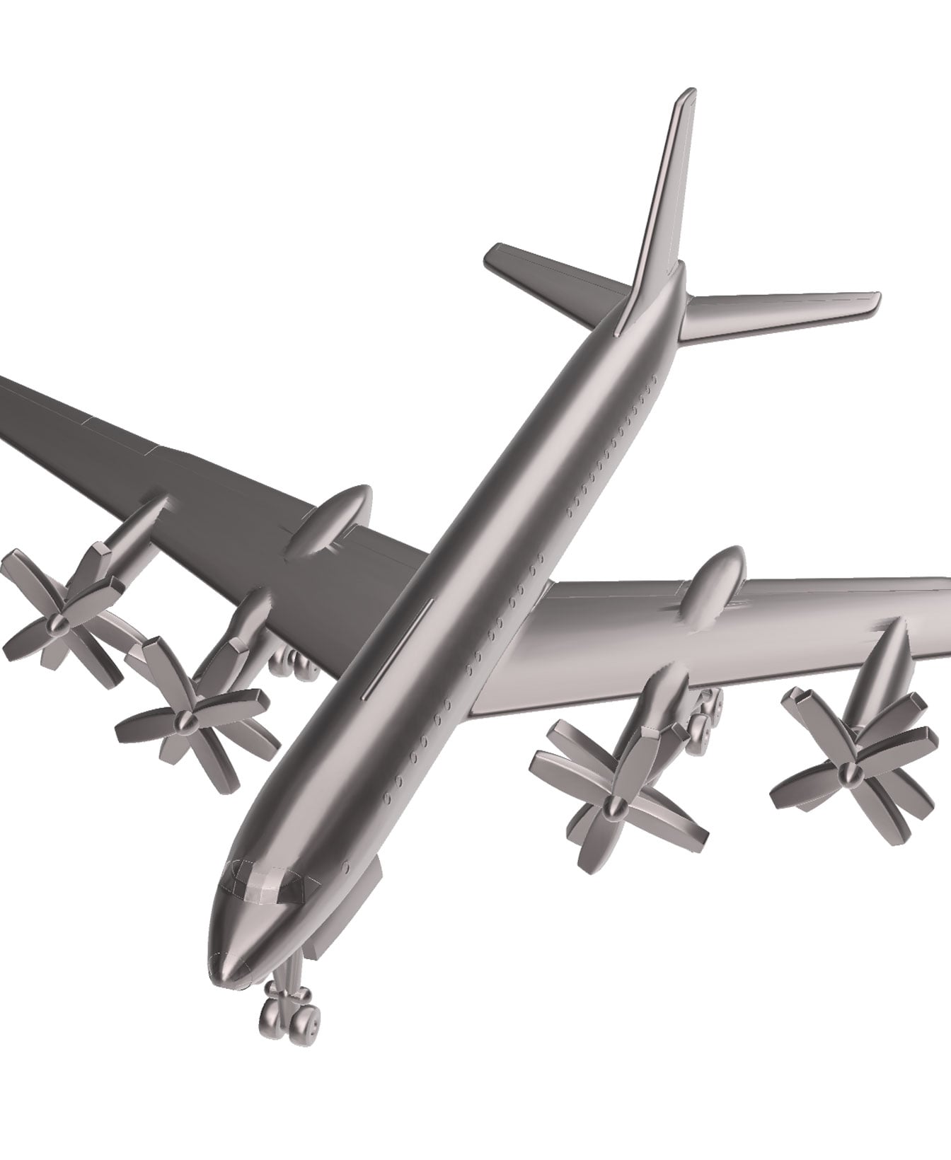 Tupolev Tu-114 Cleat 3d model