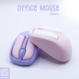 Office Mouse Clicker - Satisfying Fidget Toy 3d model