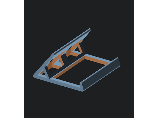 Breadboard holder (with source) 3d model