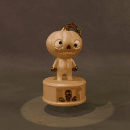 Pumpkin Boy 3d model