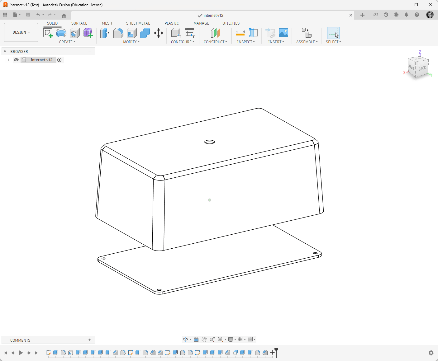 The (small) Internet 3d model
